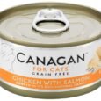 Canagan(原之選)雞肉伴三文魚無穀物貓罐頭 75g