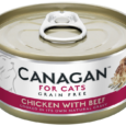 Canagan(原之選)雞肉伴牛肉無穀物貓罐頭 75g